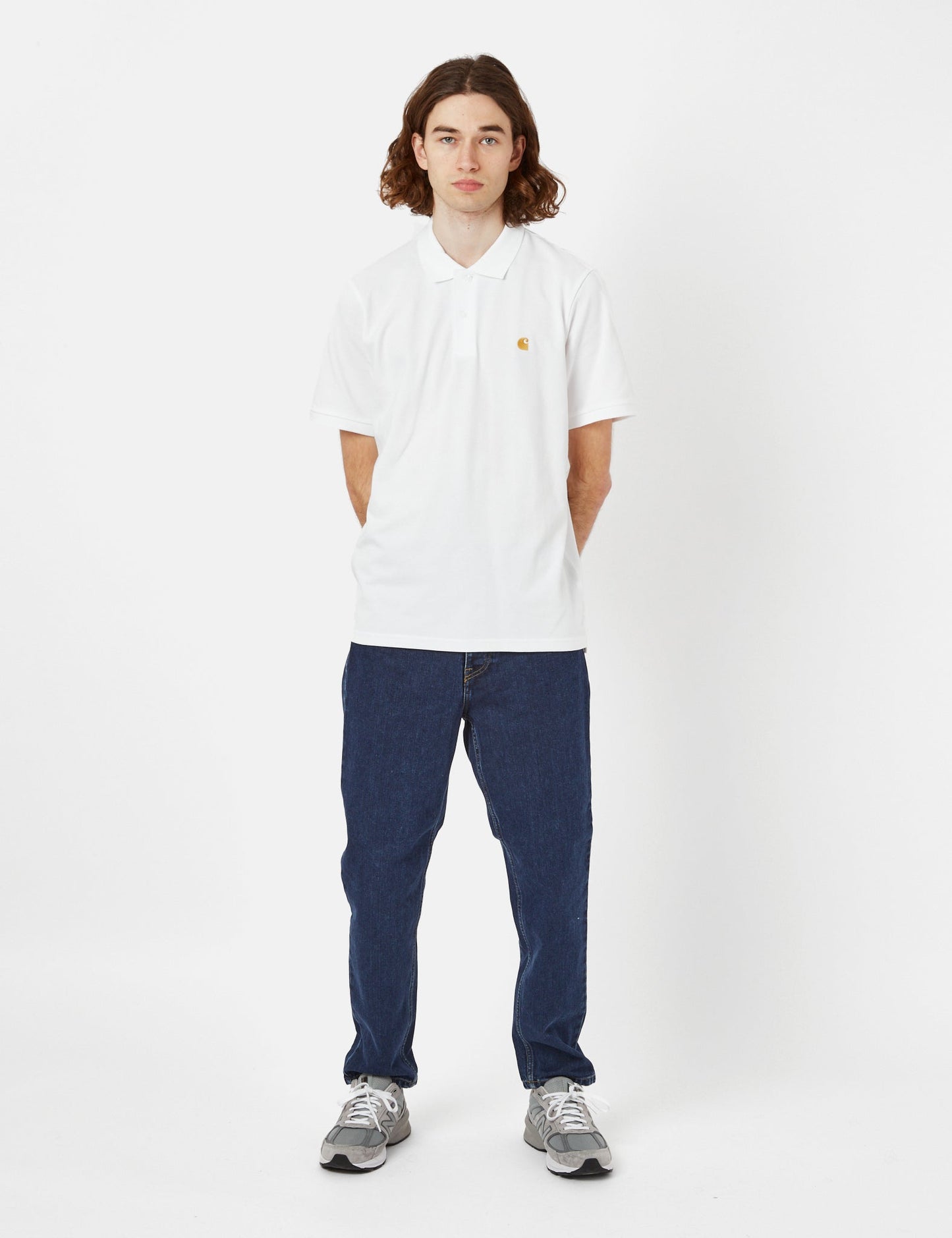 Chase Pique Polo Shirt - White