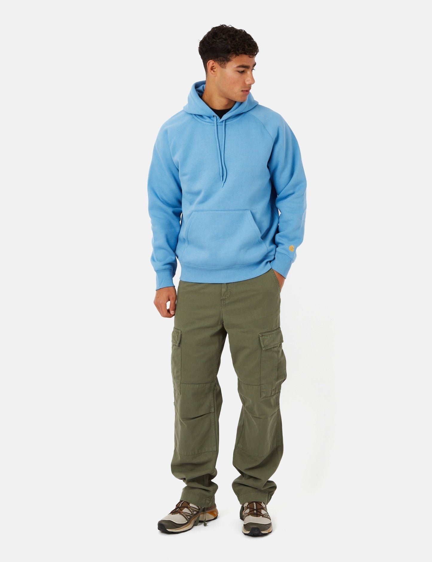 Chase Hooded Sweatshirt - Piscine Blue