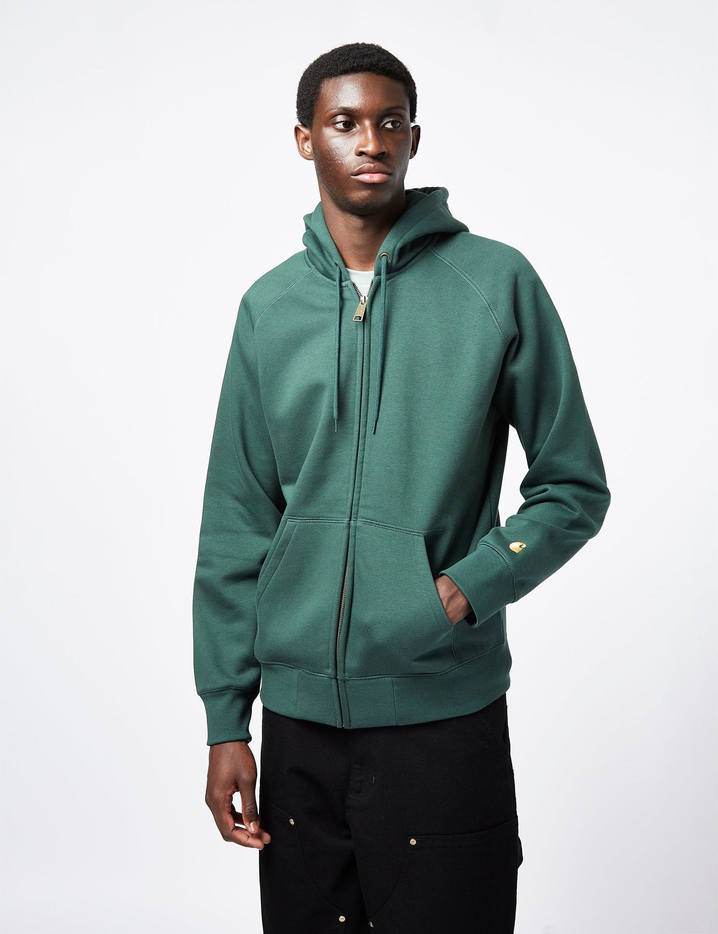 Chase Hooded Zip Sweatshirt - Discovery Green