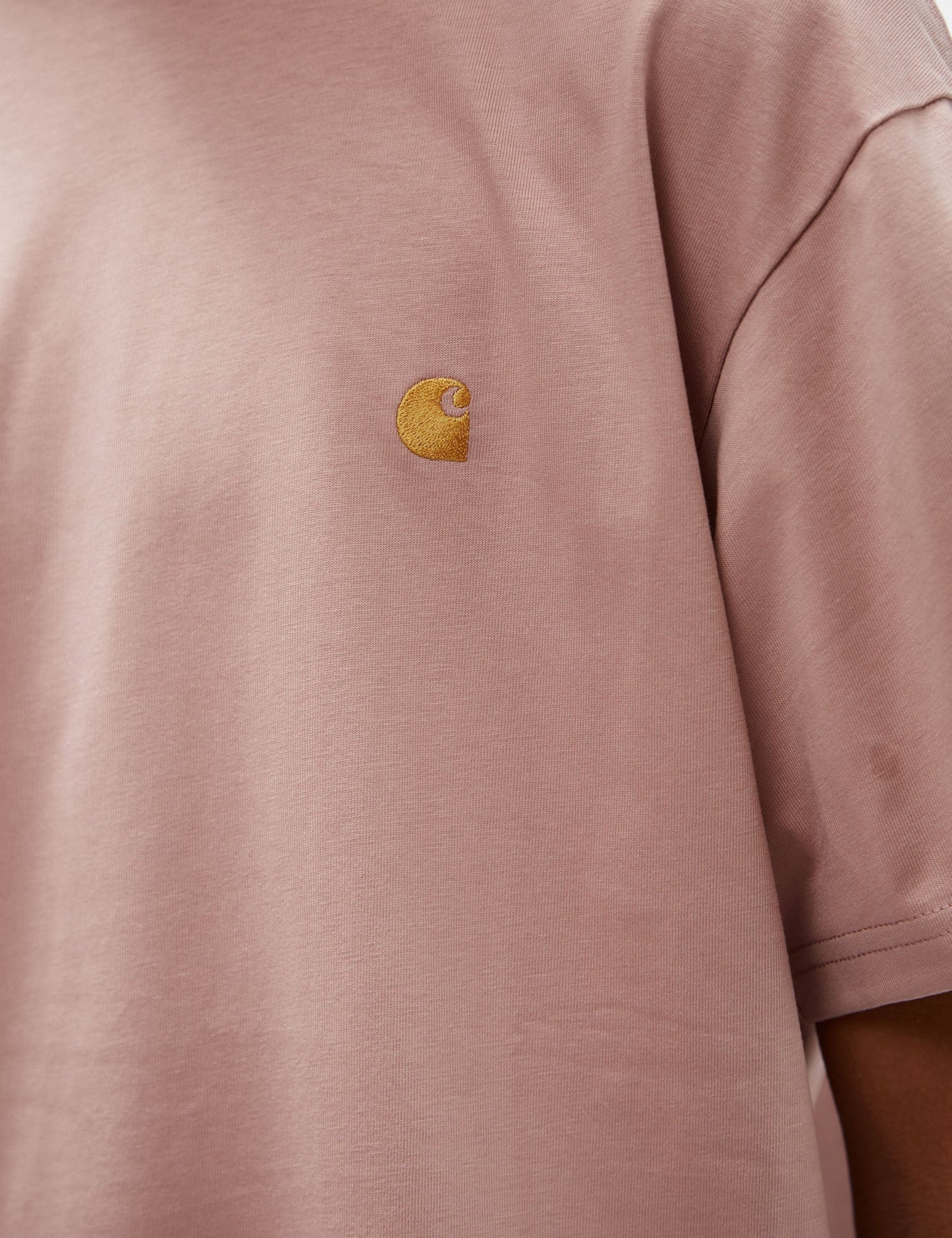 Chase T-Shirt (Loose) - Glassy Pink/Gold