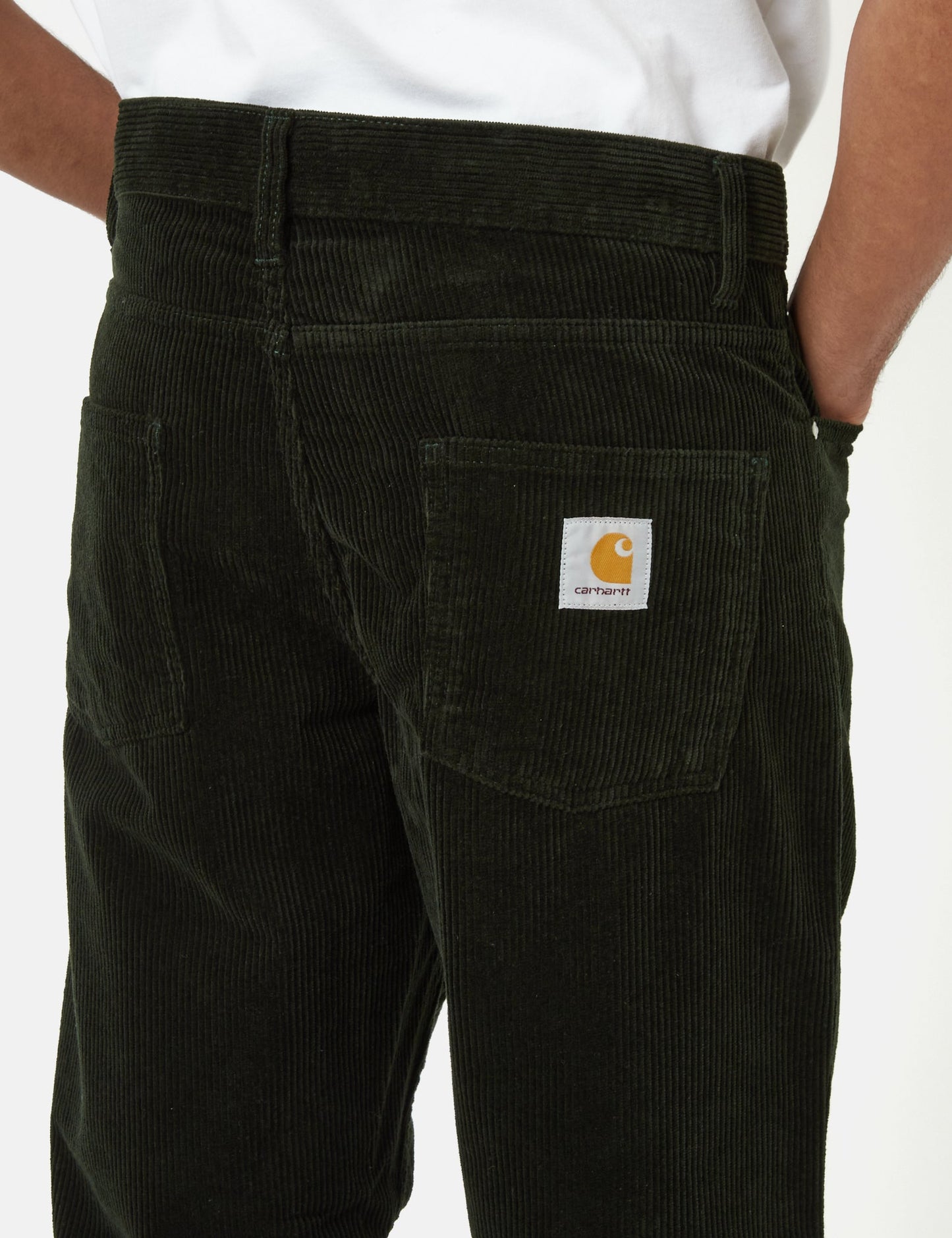 Newel Cord Pant (Relaxed) - Dark Cedar Green