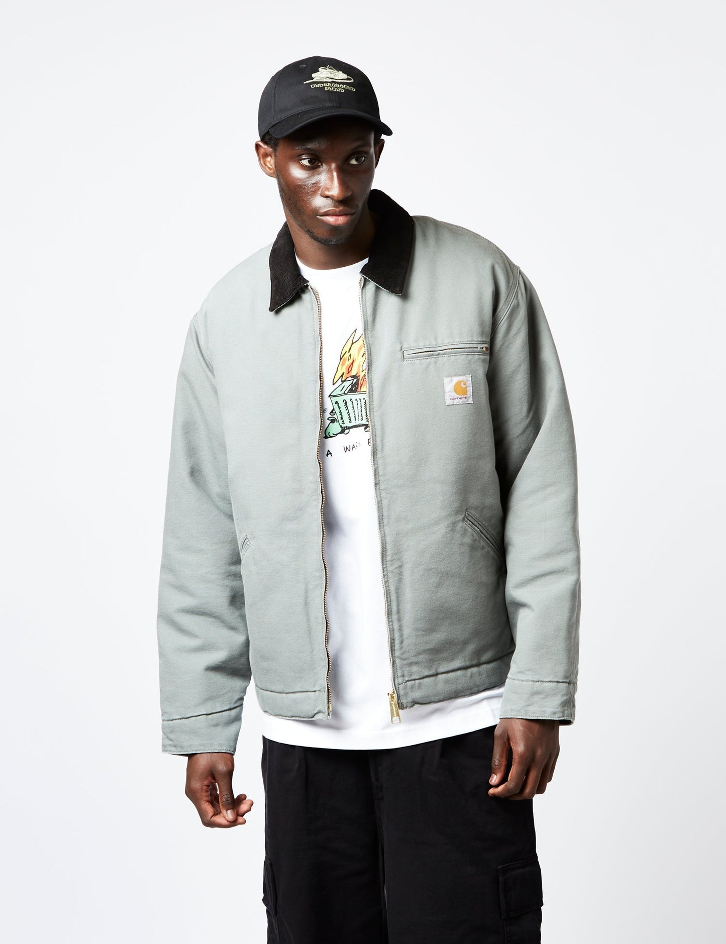 OG Detroit Jacket (Organic) - Smoke Green