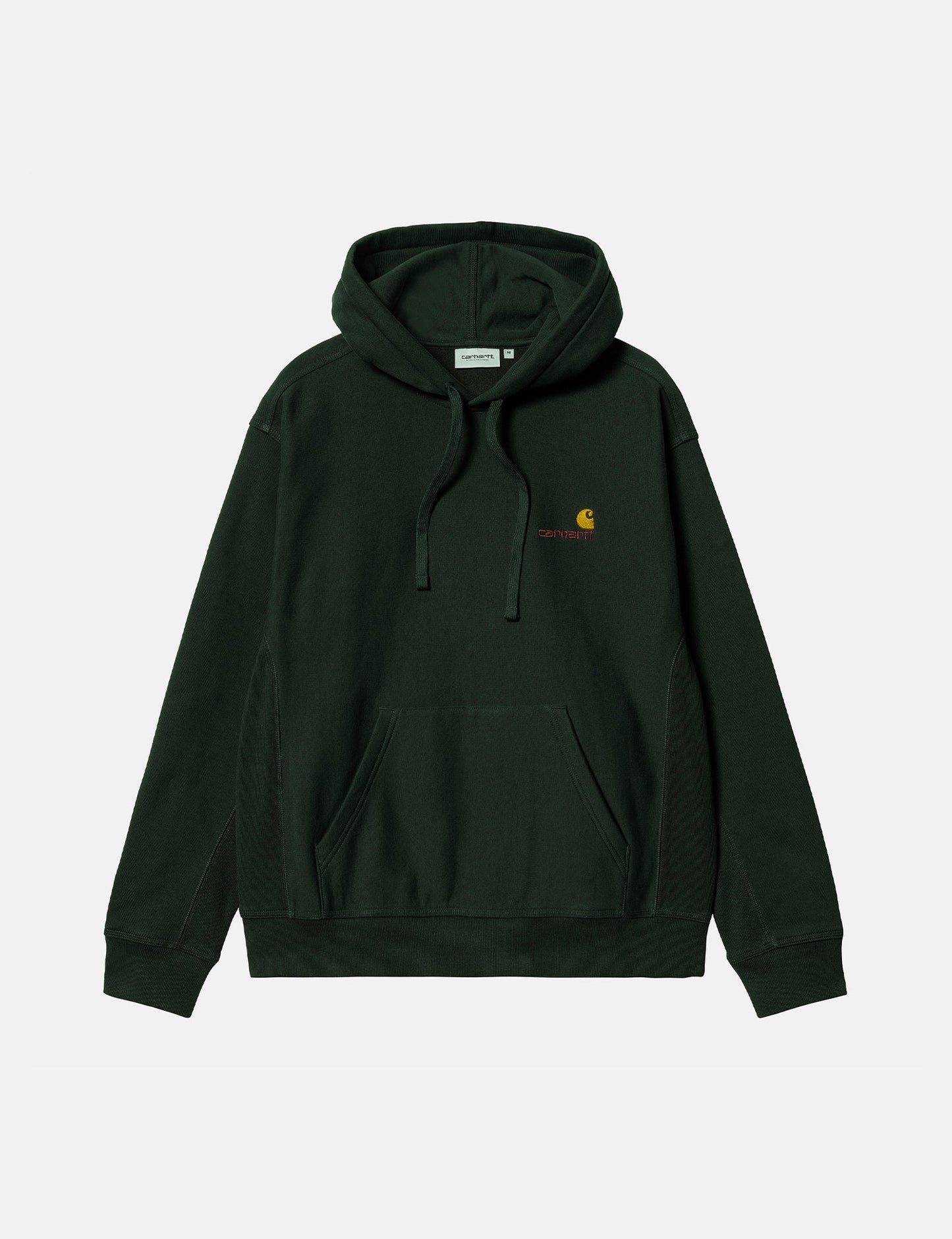 American Script Hooded Sweatshirt - Dark Cedar Green