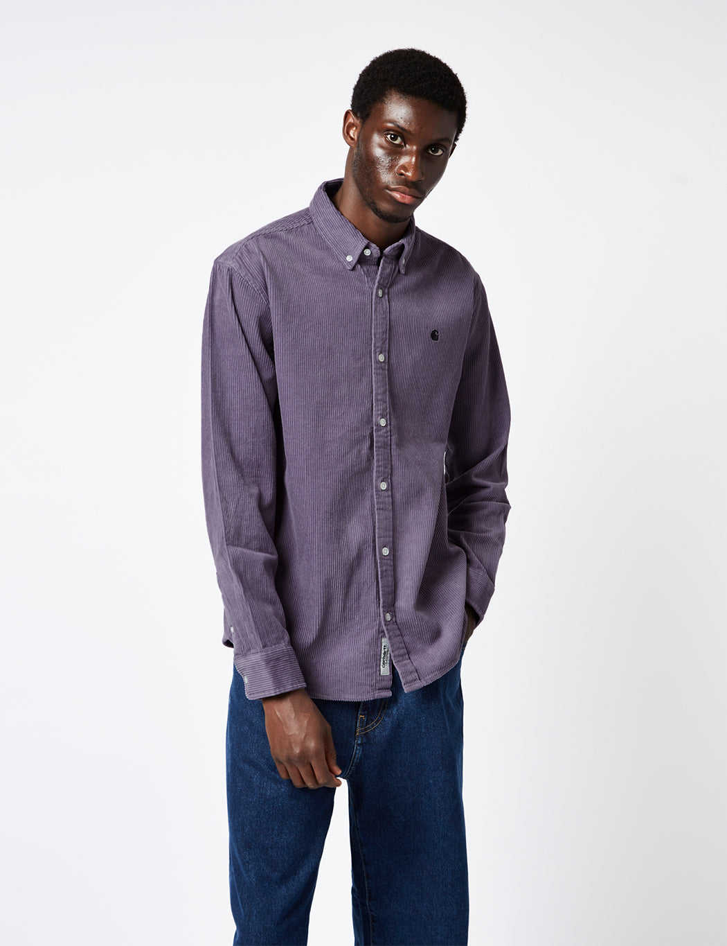 Madison Shirt (Fine Cord) - Plant Green/Wax