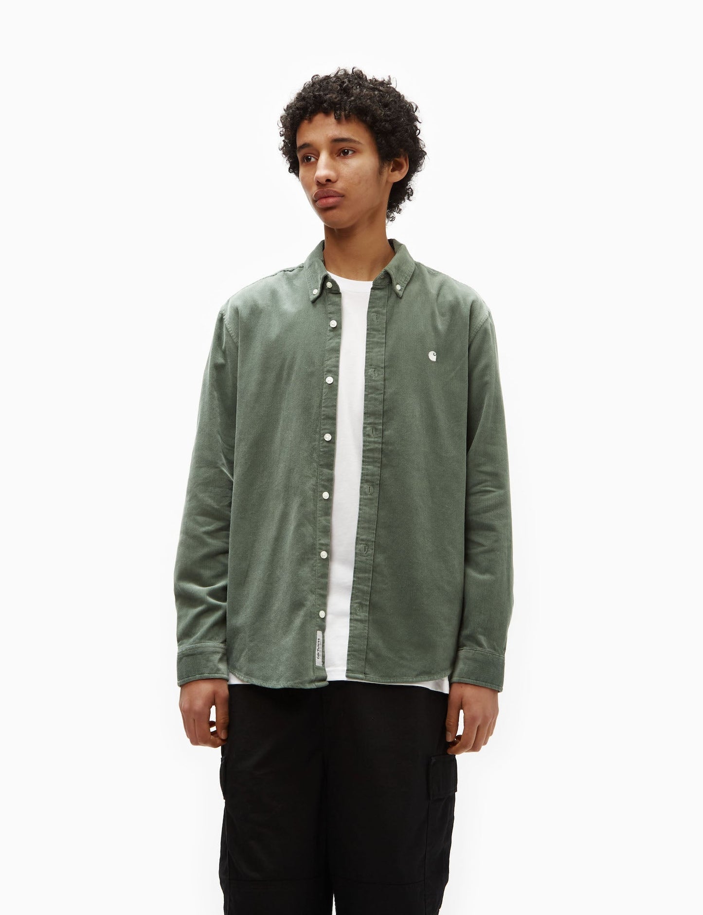 Madison Fine Cord Shirt (Regular) - Wax/Black