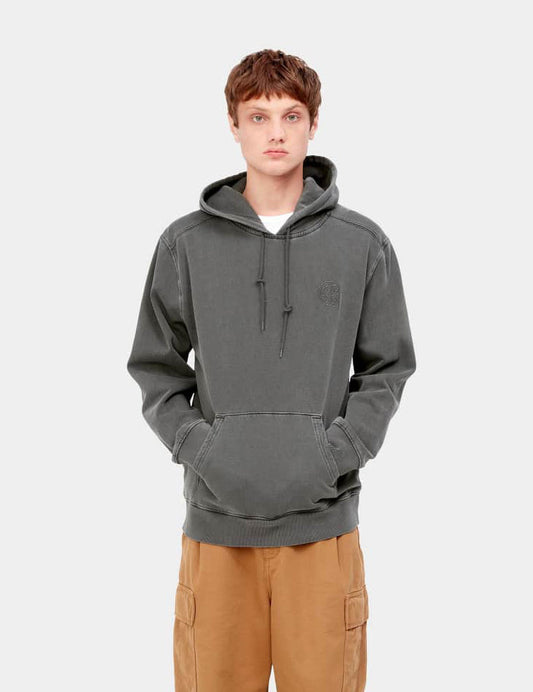 Verse Patch Hooded Sweatshirt - Vulcan Grey