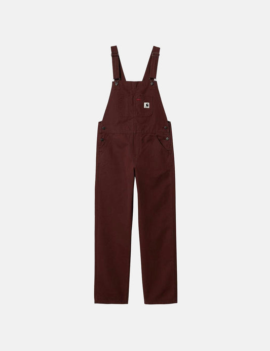 Womens Bib Overall (Straight) - Ale Brown