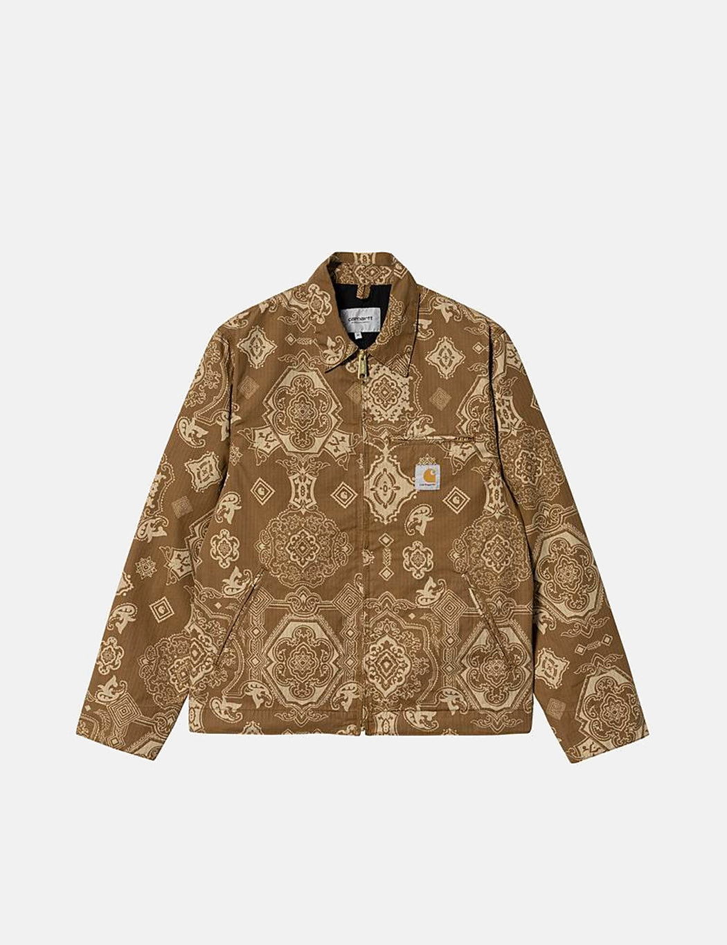 Detroit Verse Print Jacket - Hamilton Brown