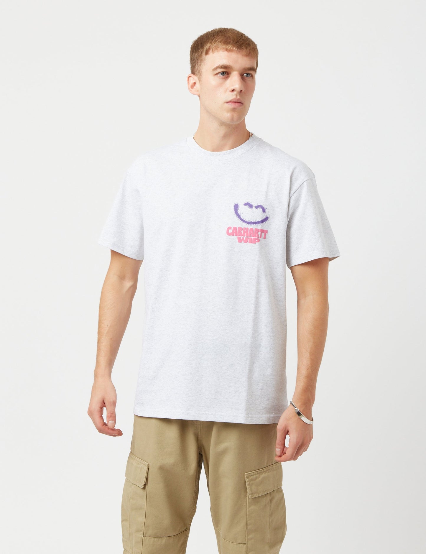 Happy Script T-Shirt - White