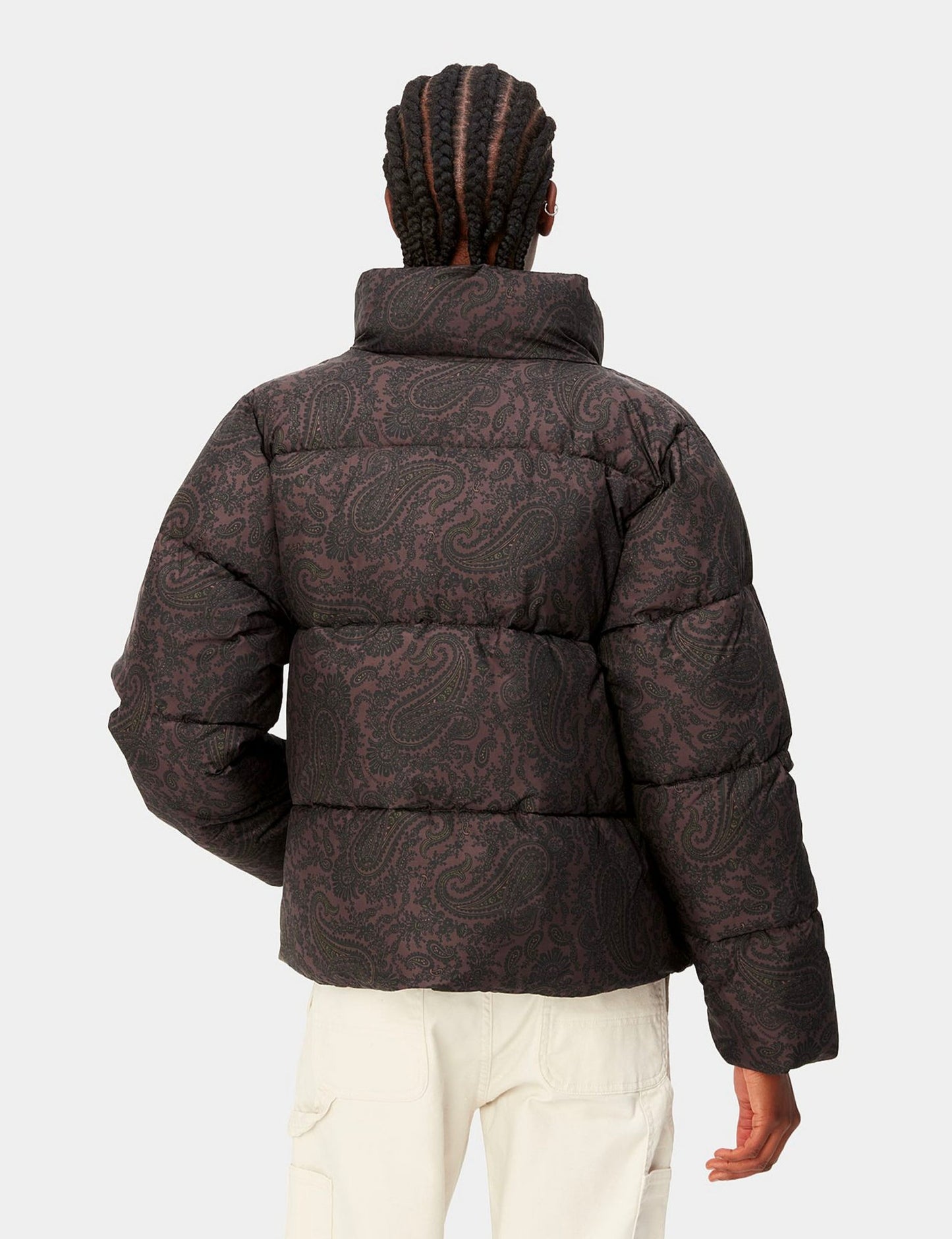 Womens Springfield Jacket (Paisley Print) - Buckeye Brown