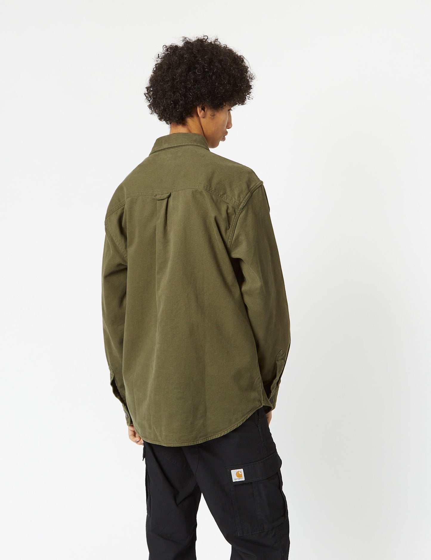 Derby Shirt Jacket (Rinsed) - Plant Green