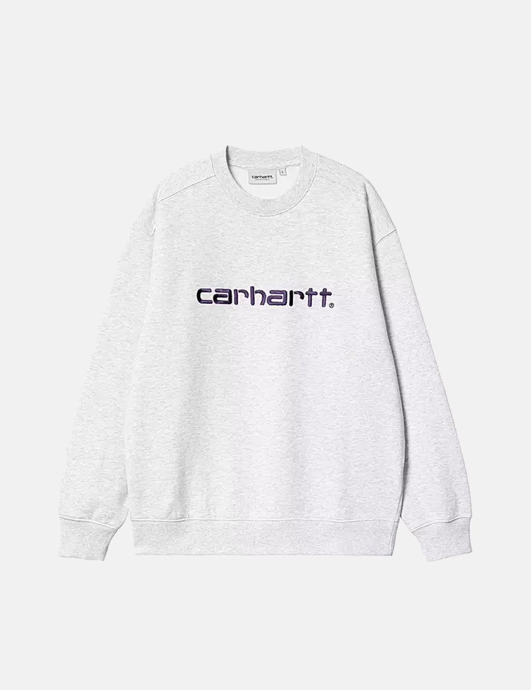 Womens Sweatshirt - Glassy Purple/Discovery Green