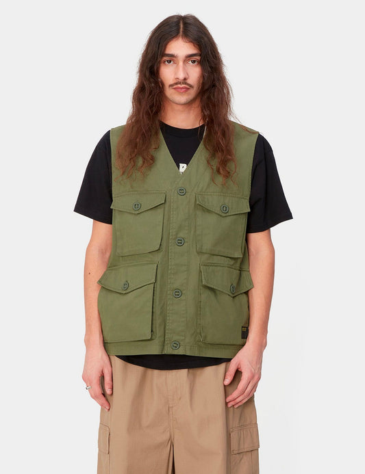 Unity Vest - Dundee Green Heavy Enzyme Wash