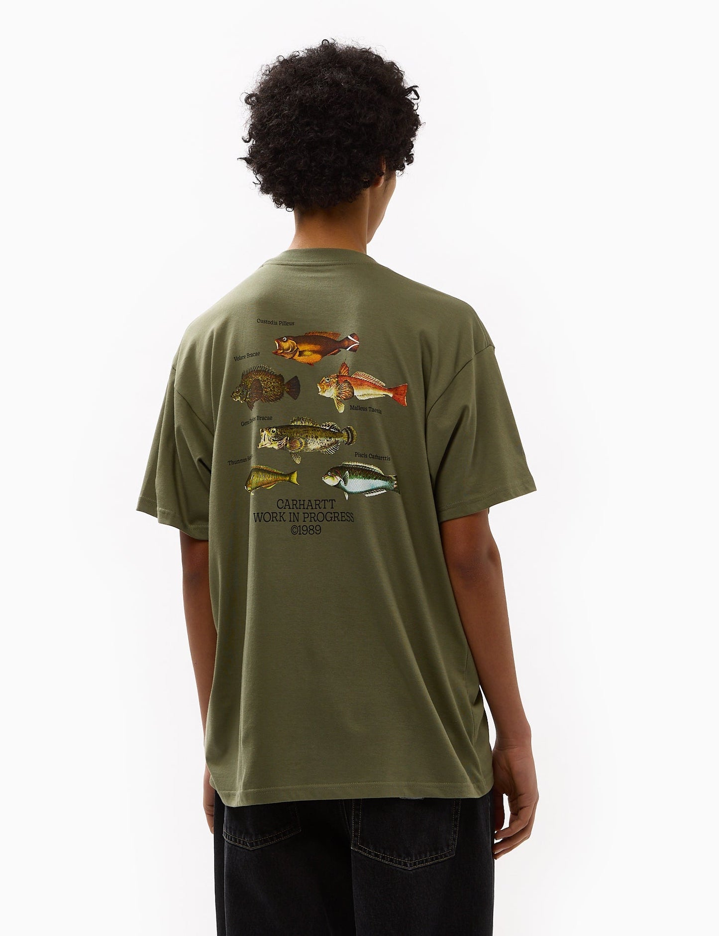 Fish T-Shirt (Loose) - Dollar Green