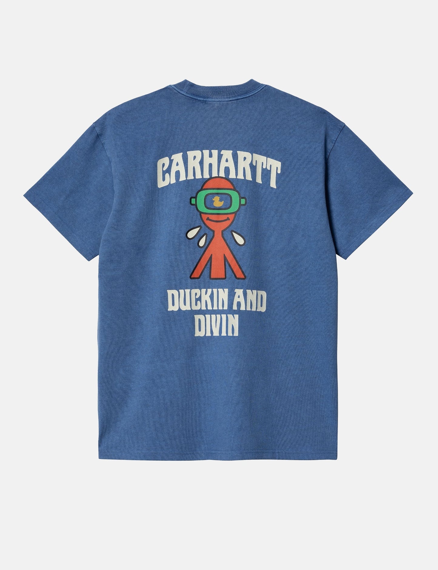 Duckin' T-Shirt (Loose) - Acapulco Blue