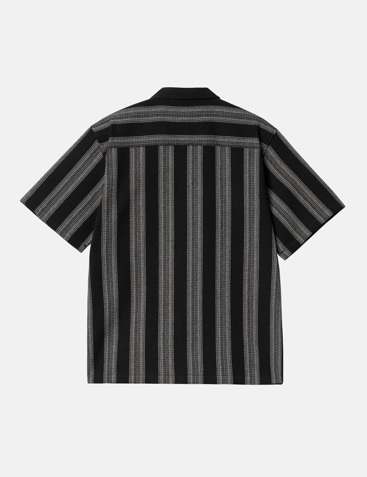 Short Sleeve Dodson Stripe Shirt - Black