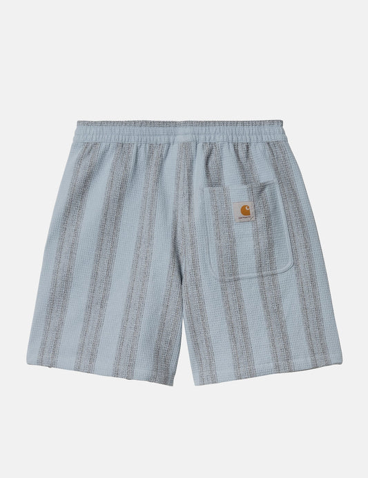 Dodson Stripe Shorts - Misty Sky Blue