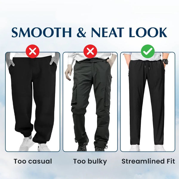 New Plus Size Unisex Ultra Stretch Quick Drying Pants